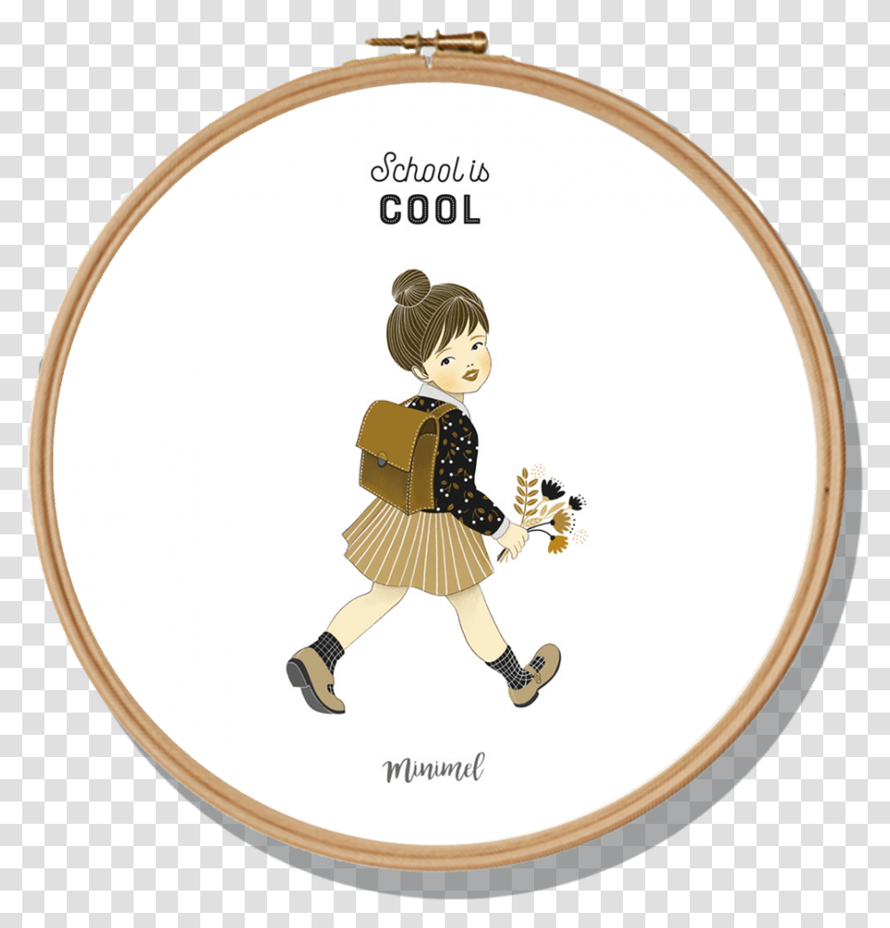 Image Of Cadre School Is Cool School Is Cool Frame Illustration, Drum, Percussion, Musical Instrument, Person Transparent Png