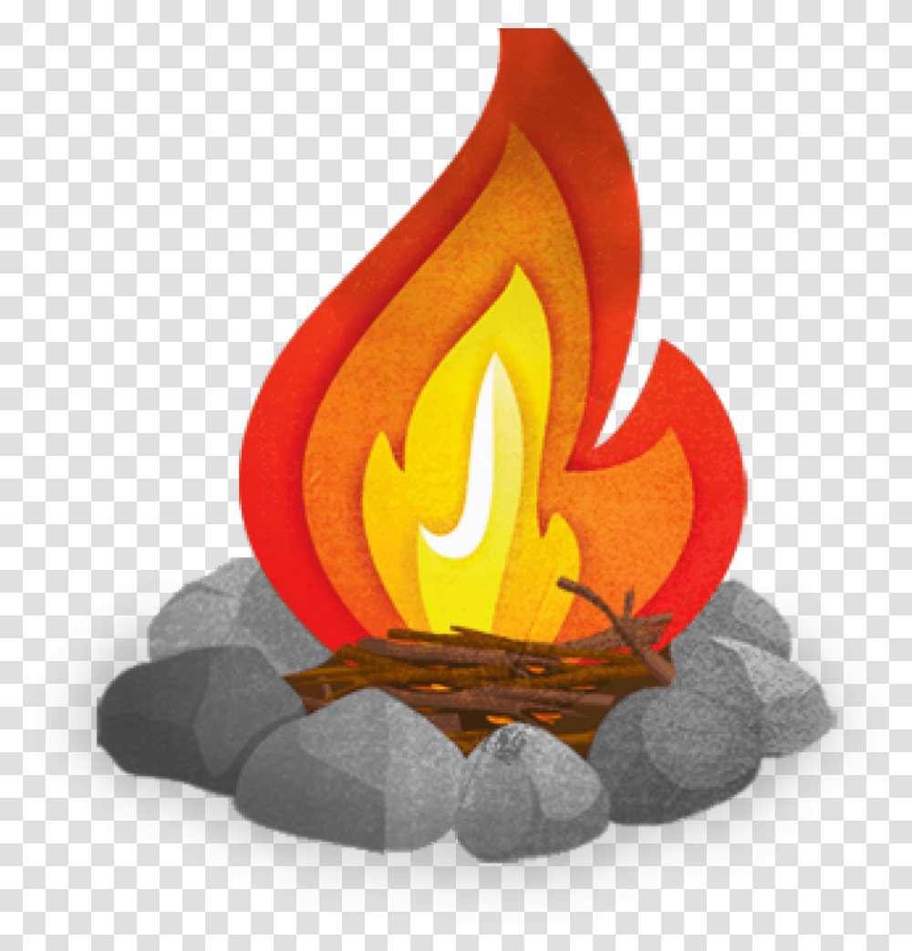 Image Of Campfire, Flame, Diwali, Candle Transparent Png