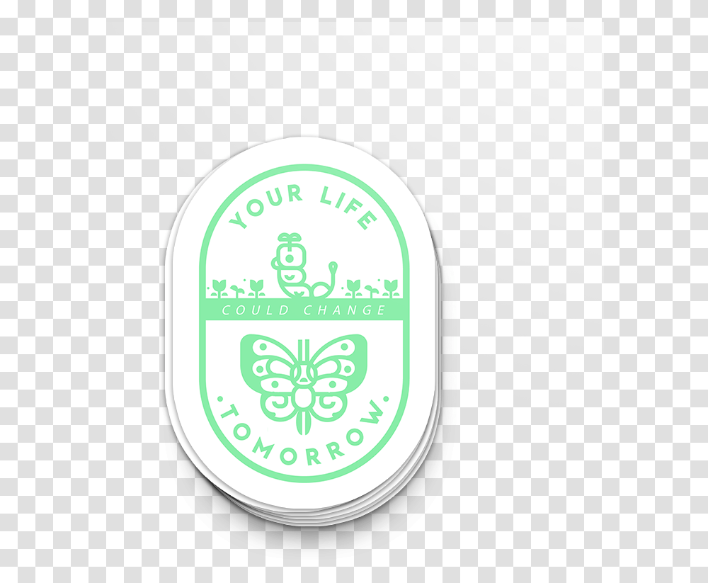 Image Of Caterpie Amp Butterfree Sticker Emblem, Label, Logo Transparent Png
