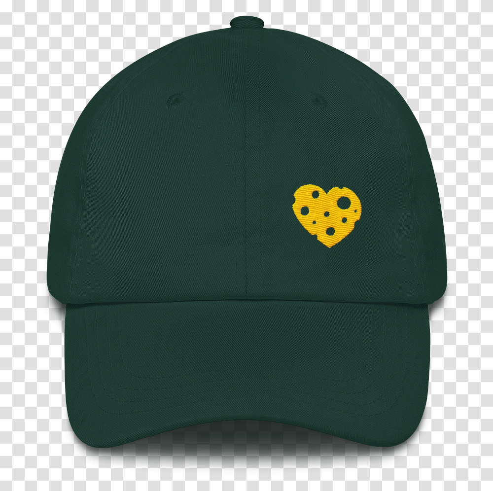 Image Of Cheese Heart Hat Baseball Cap, Apparel, Swimwear, Swimming Cap Transparent Png