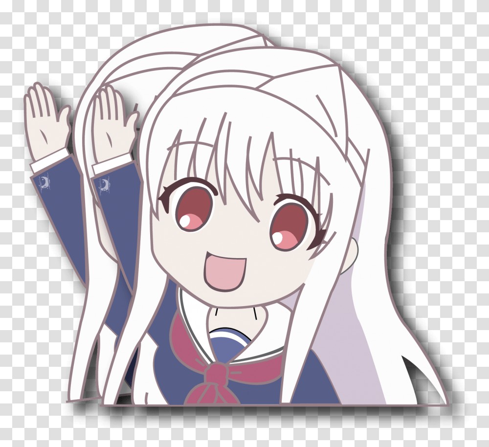 Image Of Chibi Yuuna Cartoon, Helmet, Apparel, Comics Transparent Png