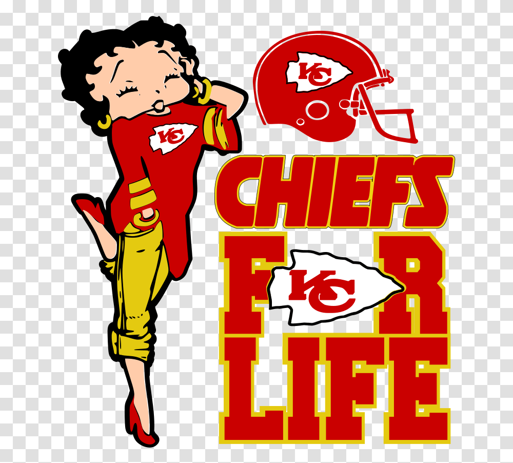Image Of Chiefs For Life Betty Svg Kansas City Chiefs, Person, People Transparent Png