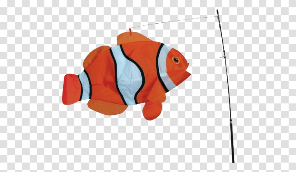 Image Of Clownfish Swimming 3d Fish Fish Wind Socks, Animal, Amphiprion, Sea Life, Angelfish Transparent Png