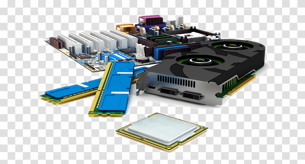 Image Of Computer Parts Computer Motherboard, Electronics, Hardware, Computer Hardware, Building Transparent Png