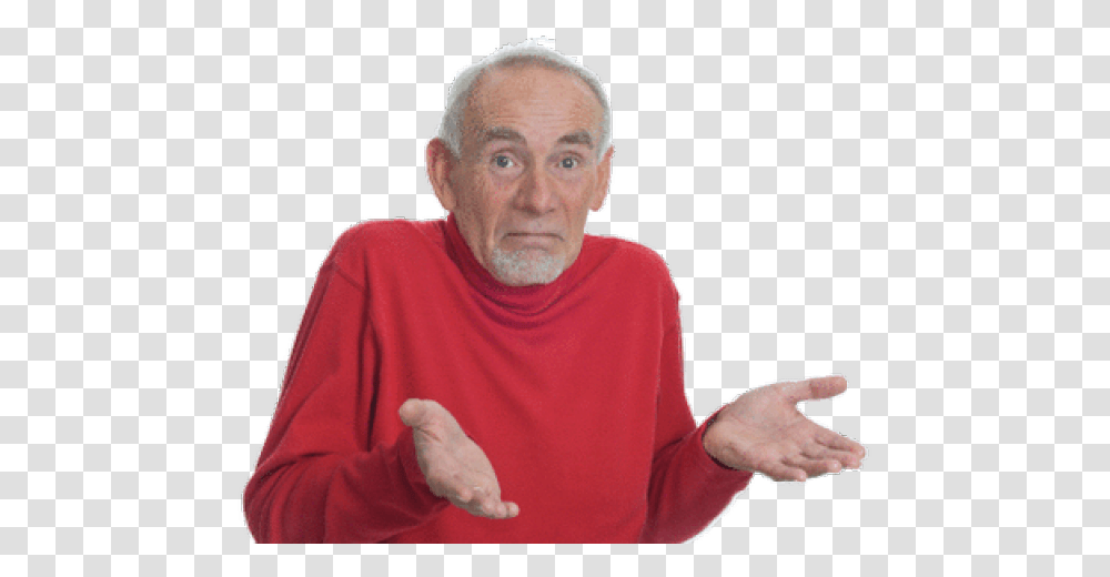 Image Of Confused Person Guess I'll Meme, Human, Finger, Apparel Transparent Png