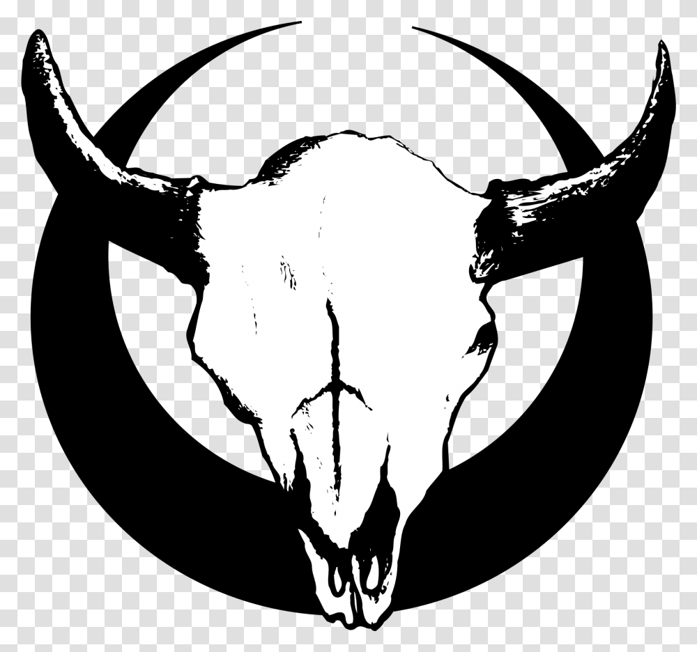 Image Of Cow Skull Clip Art Medium Size Gambar Tengkorak Kepala Sapi, Bull, Mammal, Animal, Cattle Transparent Png