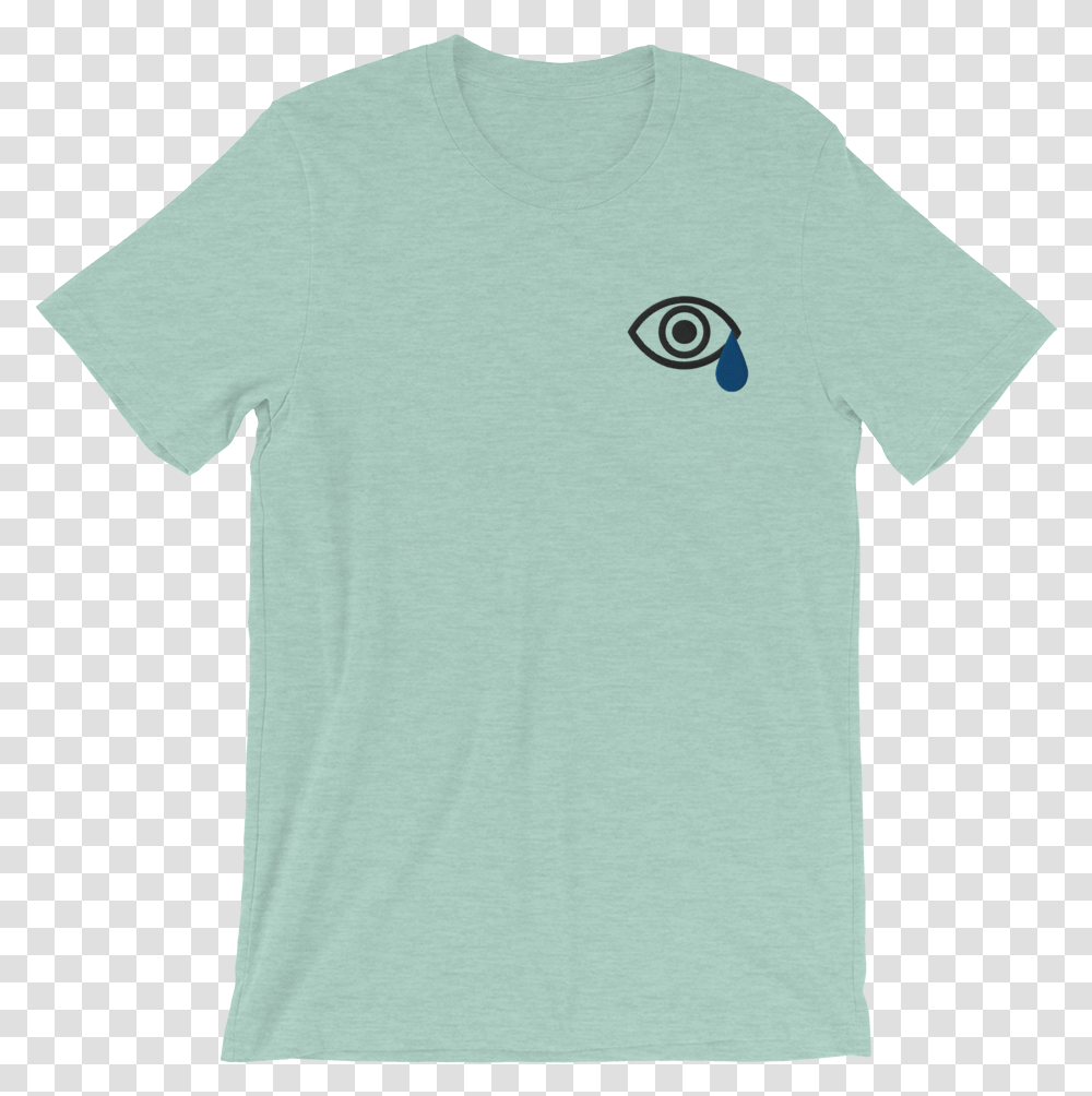 Image Of Crying Eye Funny Swimming Pool T Shirt, Apparel, T-Shirt, Sleeve Transparent Png