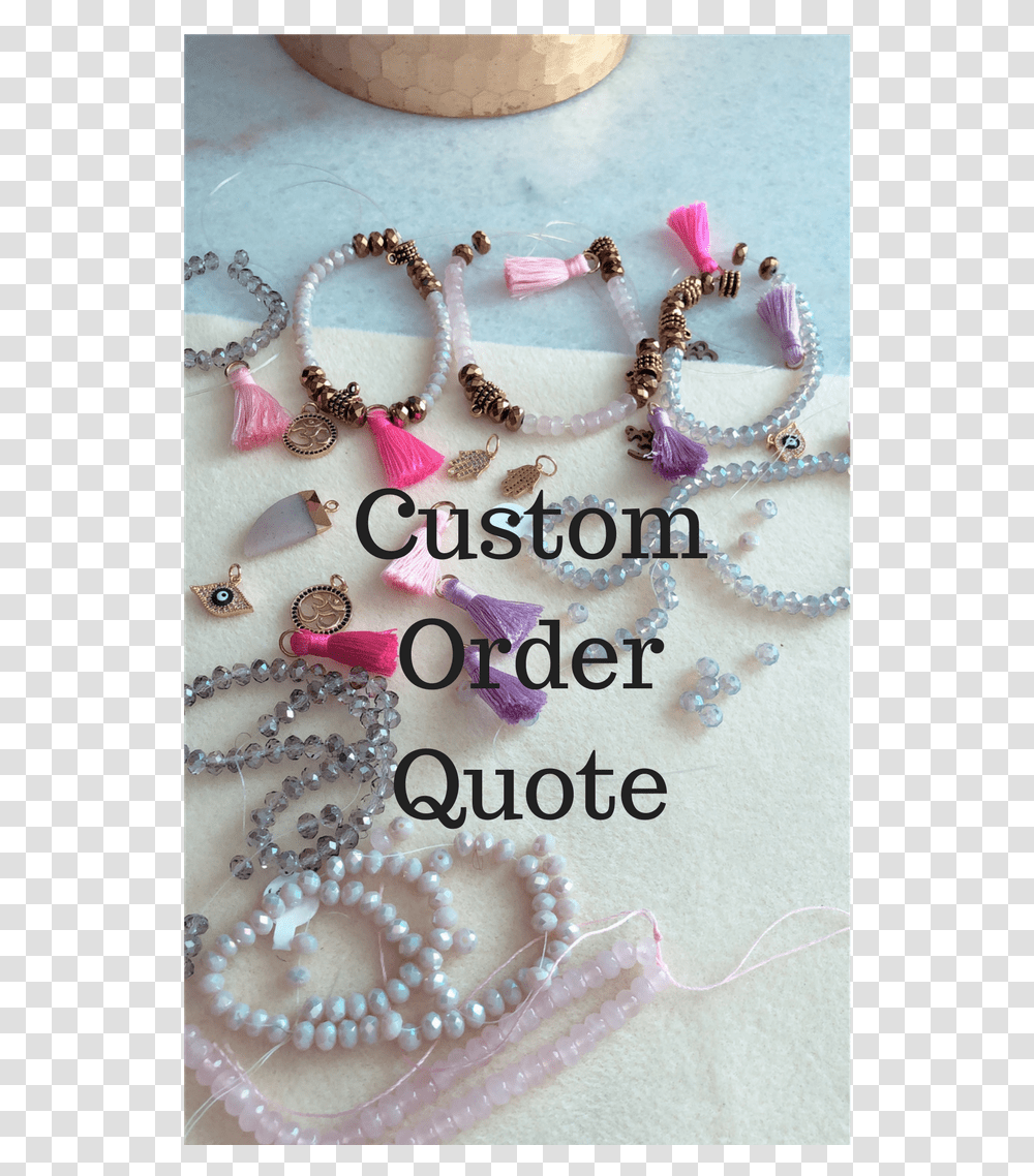 Image Of Custom Order Request Charm Tassel Bracelets Bead, Accessories, Accessory, Jewelry, Necklace Transparent Png