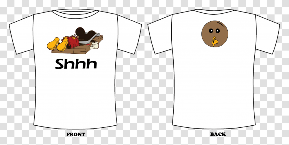 Image Of Dead Rat Shhh Cartoon, Apparel, Shirt Transparent Png
