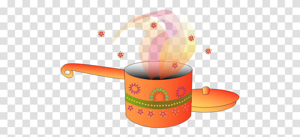 Image Of Decorated Cooking Pot With Lid Desenhos De Panelas Coloridos, Number, Label Transparent Png