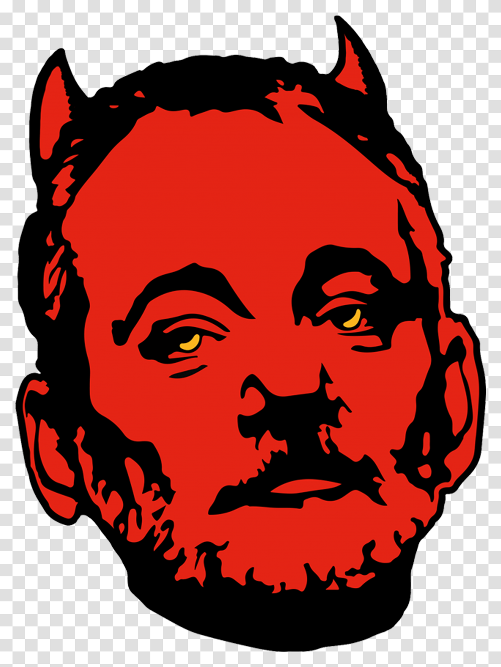 Image Of Devil Murray T Shirt Bill Murray, Head Transparent Png