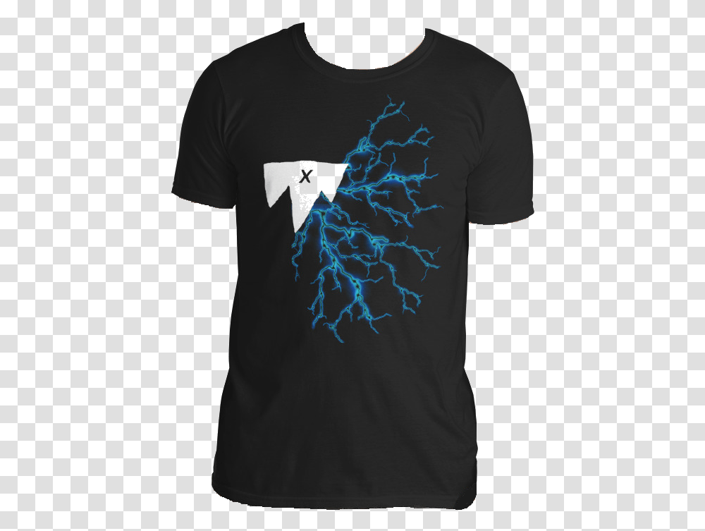 Image Of Electron Tee Active Shirt, Apparel, T-Shirt, Sleeve Transparent Png