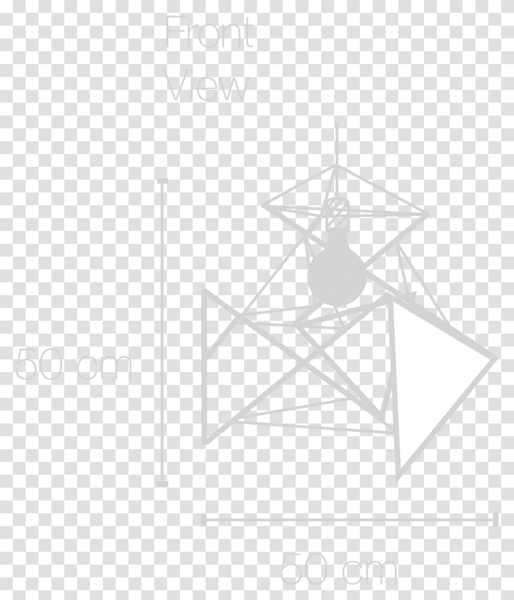 Image Of Expanded Icosahedron Triangle, Star Symbol, Plot, Diagram Transparent Png