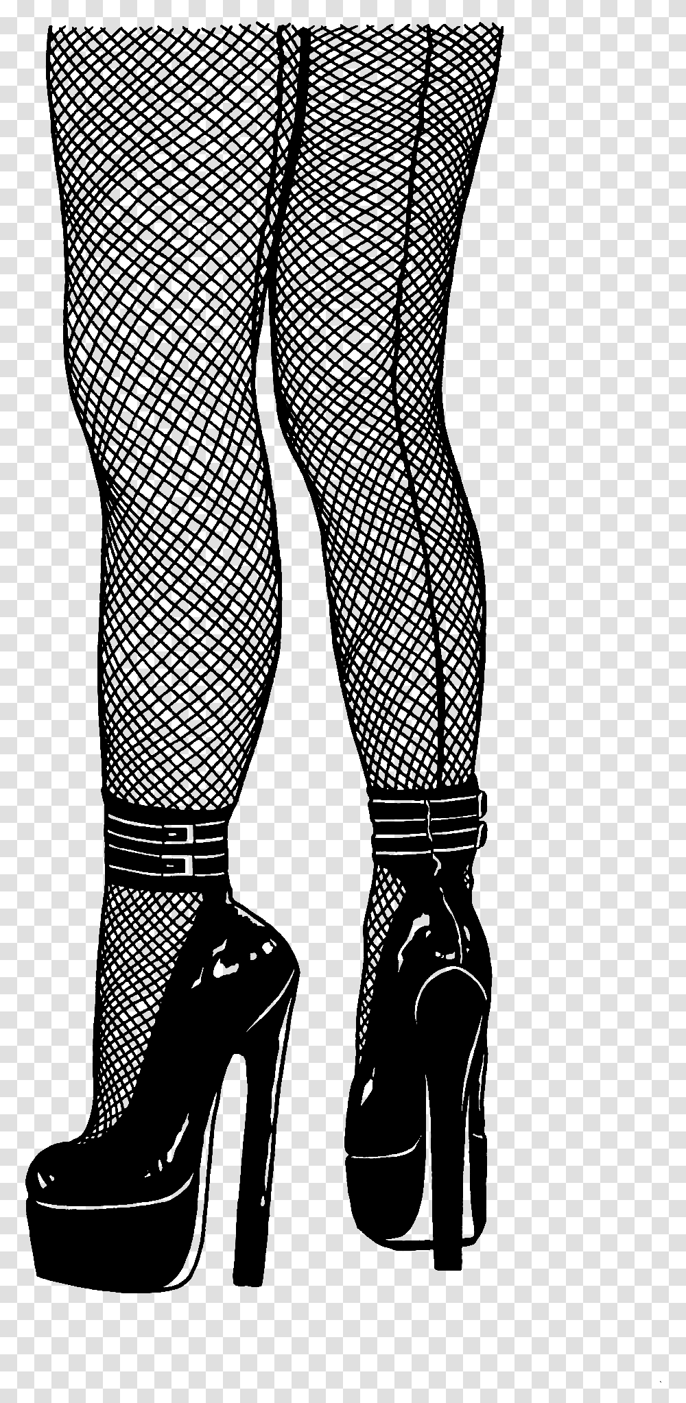 Image Of Fishnet Legs Tights, Outdoors, Nature, Night, Outer Space Transparent Png