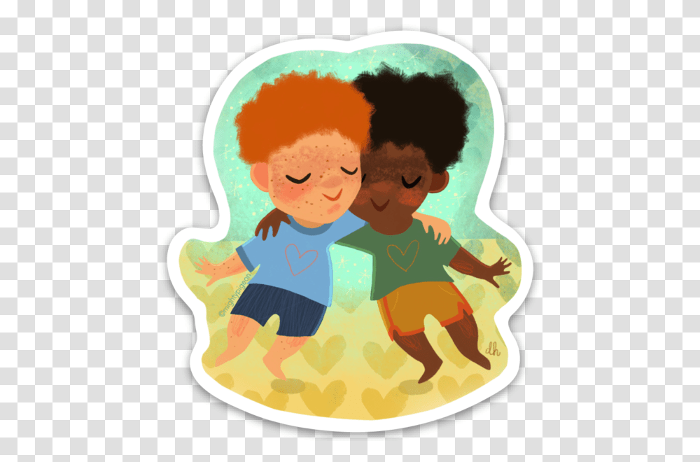 Image Of Friends Forever Vinyl Sticker Love, Indoors, Room, Person, Human Transparent Png