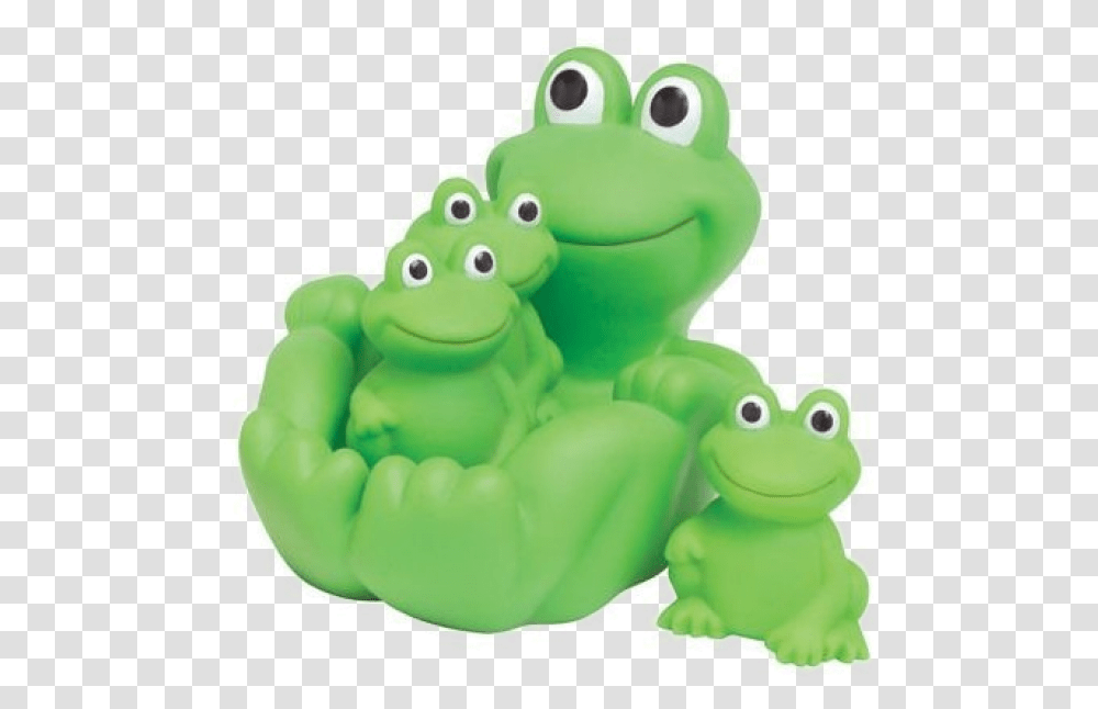 Image Of Frog Floatie Family Bathtub Toys, Animal, Amphibian, Wildlife, Toad Transparent Png