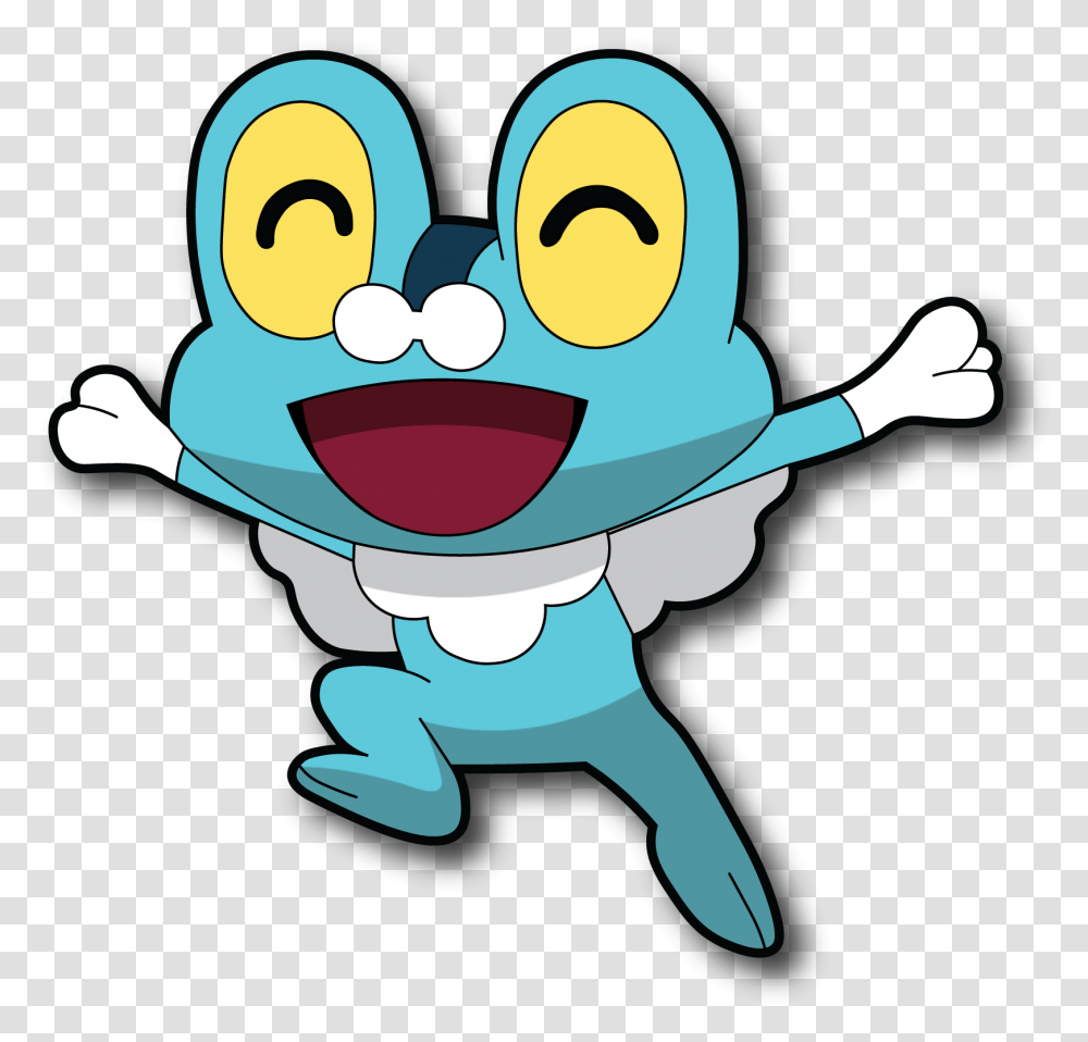 Image Of Frog Guy Kisscut Froakie Sticker, Crowd Transparent Png