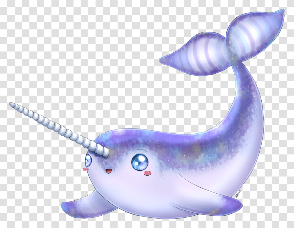 Image Of Galaxy The Narwhal Limited Edition Galaxy Narwhal, Sea Life, Animal, Mammal, Invertebrate Transparent Png