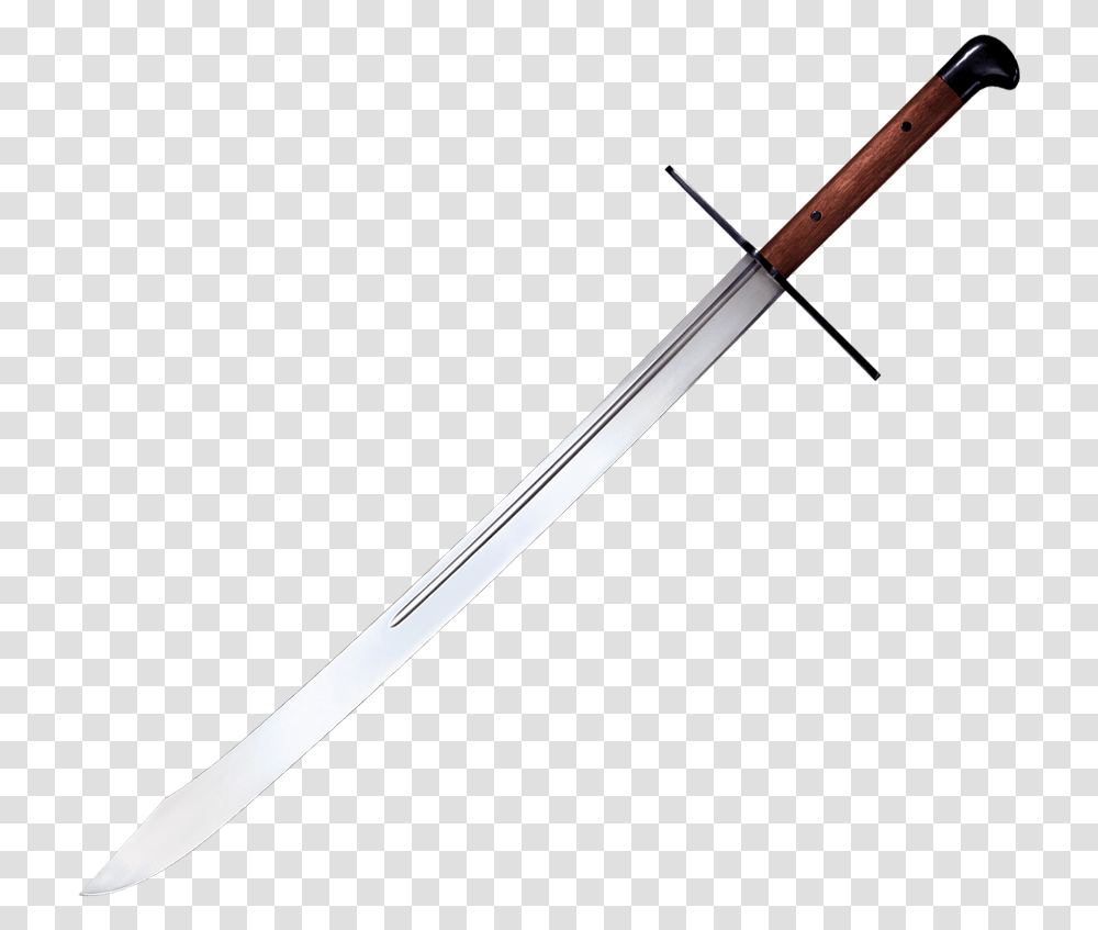 Image Of Grosse Messer Sword Two Handed Falchion Sword, Blade, Weapon, Weaponry Transparent Png