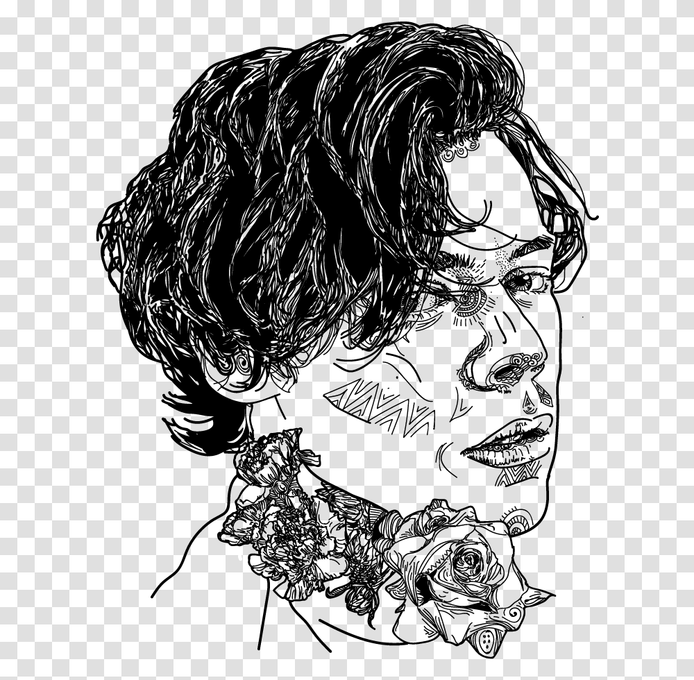 Image Of Harry Styles Illustration, Outdoors, Nature, Astronomy, Outer Space Transparent Png