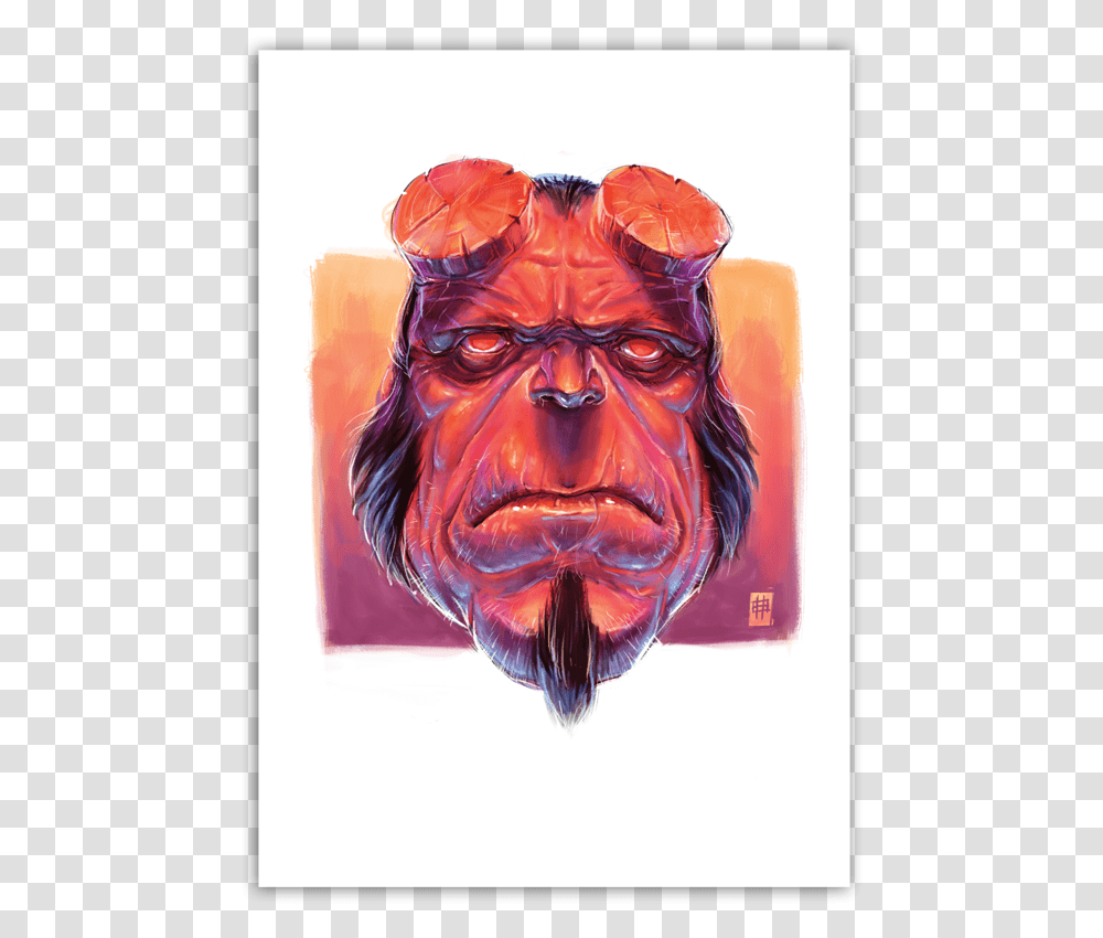 Image Of Hellboy Monkey, Head, Person, Human Transparent Png
