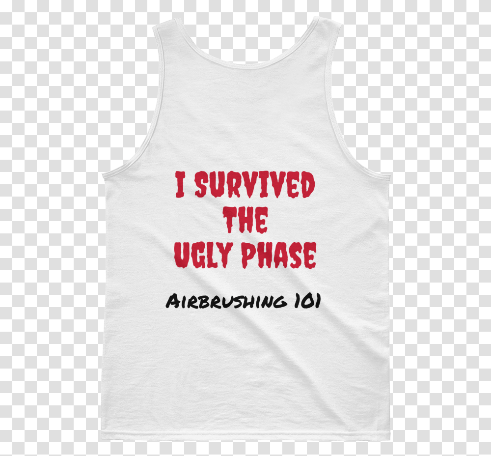 Image Of I Survived The Ugly Phase Tank Top Active Tank, Apparel, Undershirt, T-Shirt Transparent Png