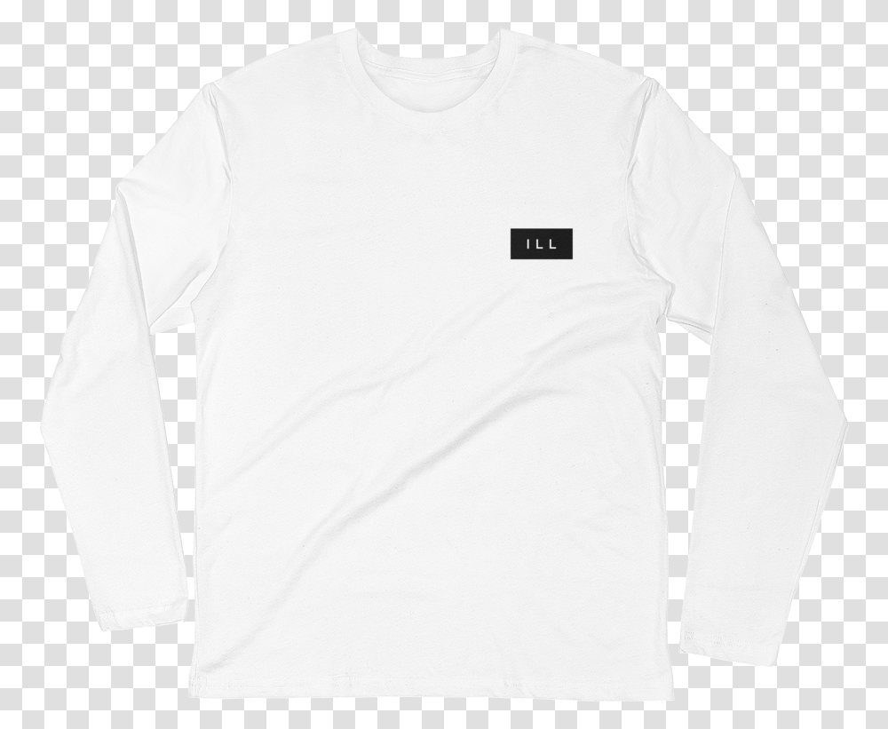 Image Of Ill Concept White Long Sleeve Tee Long Sleeved T Shirt, Apparel, Undershirt Transparent Png