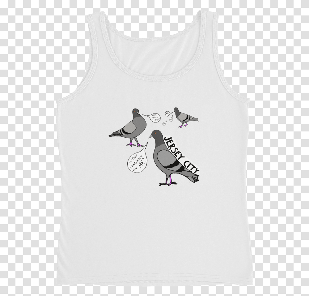 Image Of Jersey City Pigeons Are Kind Of Jerks Northern Mockingbird, Animal, Apparel, Tank Top Transparent Png