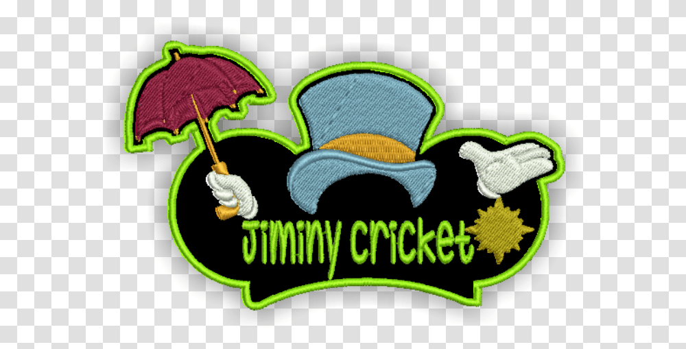 Image Of Jiminy Custom Iron On Patch With Name Cartoon, Rug, Label Transparent Png