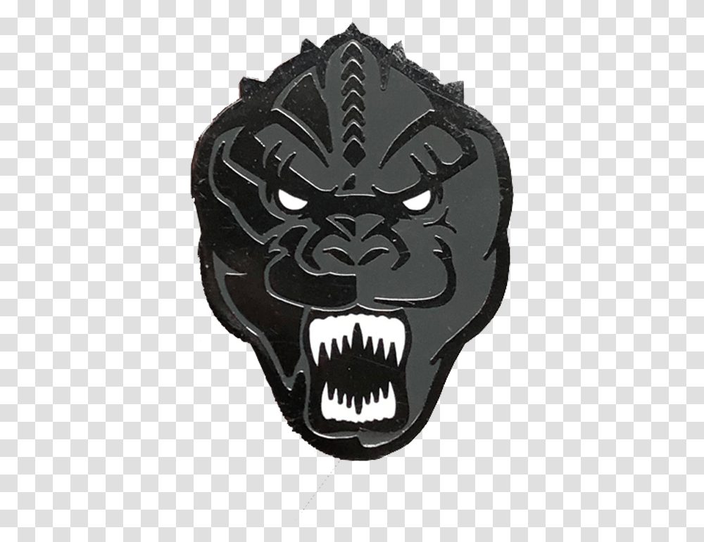 Image Of King Of The Monsters Emblem, Tattoo, Skin, Stencil Transparent Png