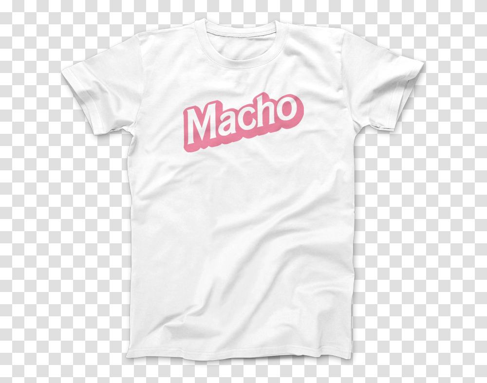 Image Of Macho Barbie T Shirt Cotton, Apparel, T-Shirt, Person Transparent Png