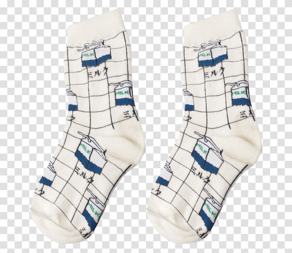 Image Of Milk Socks Sock, Apparel, Shoe, Footwear Transparent Png