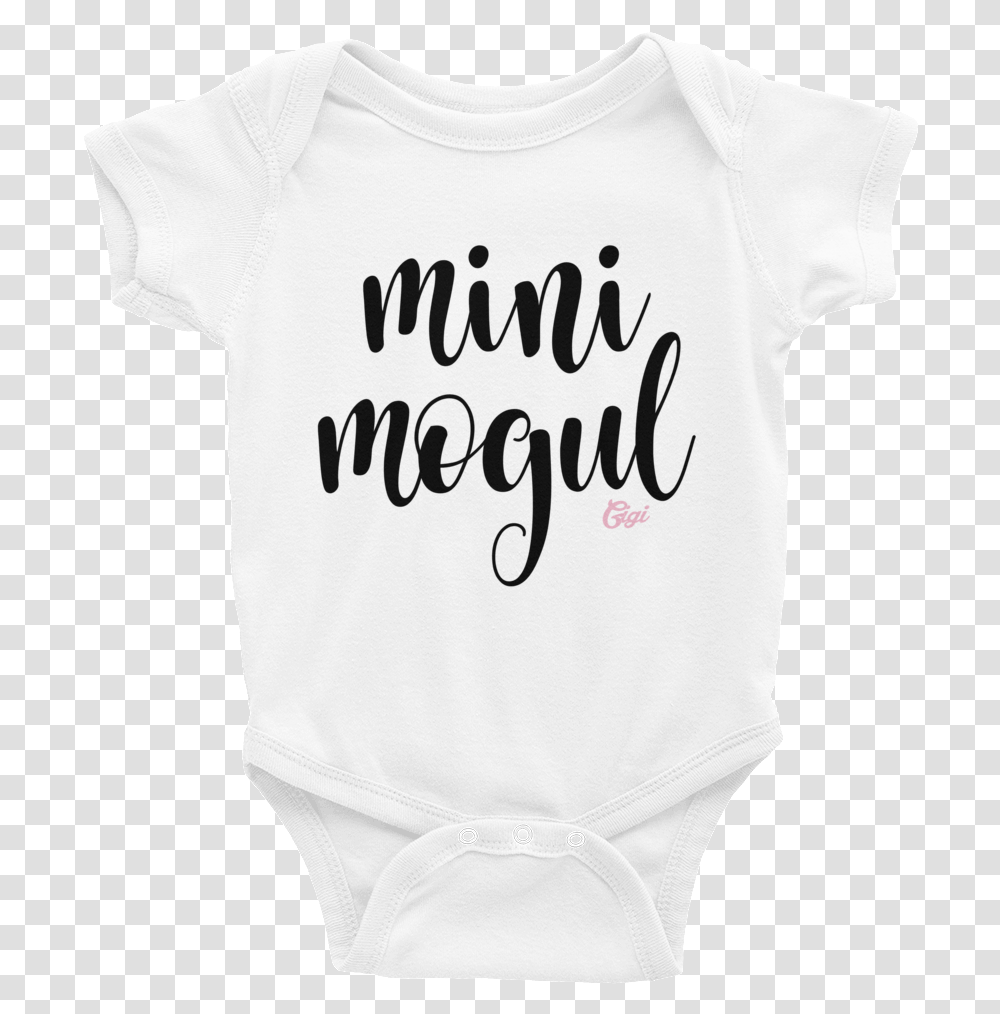 Image Of Mini Mogul Baby Onesie Active Shirt, Apparel, T-Shirt, Sleeve Transparent Png