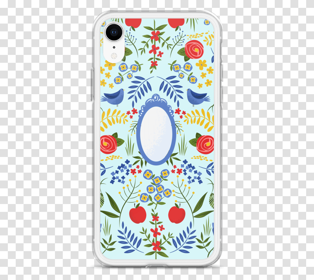 Image Of Mirror Mirror Phone Case Mobile Phone Case, Electronics, Cell Phone, Floral Design, Pattern Transparent Png