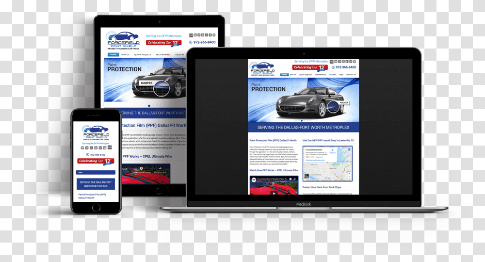 Image Of Mobile Responsive Website Design For Automotive Web Design, Mobile Phone, Electronics, Computer, Camera Transparent Png