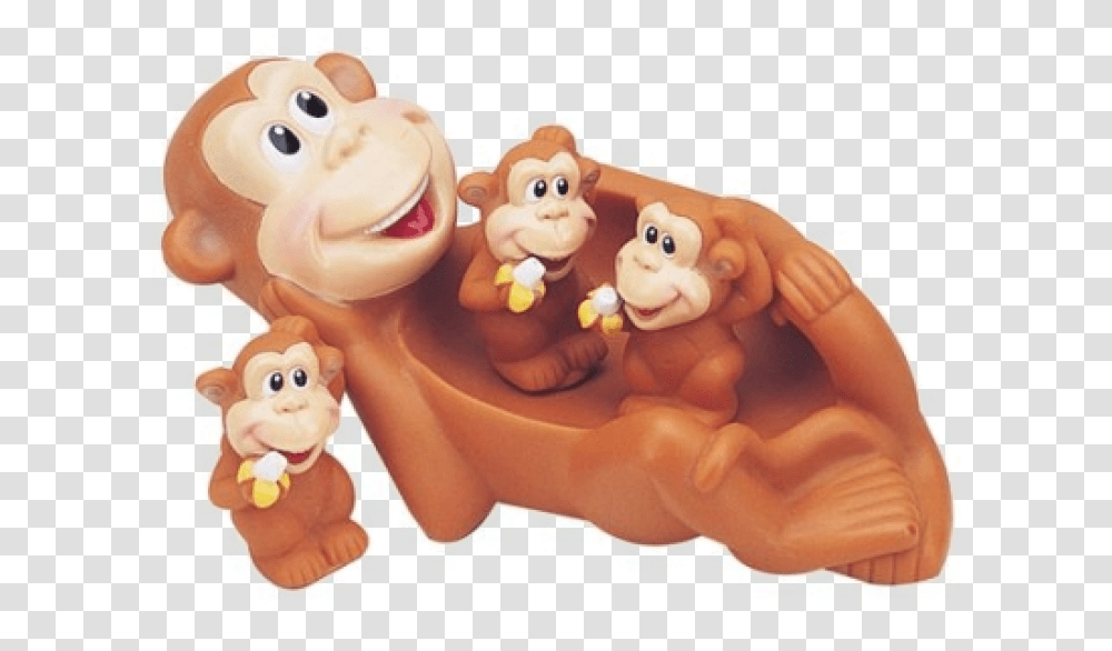 Image Of Monkey Floatie Family Bathtub Toys Monkey Floatie, Person, Human, Doll, Super Mario Transparent Png