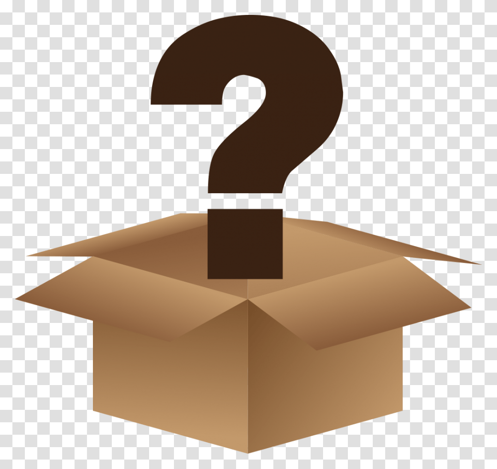 Image Of Mystery Box Illustration, Cardboard, Carton Transparent Png