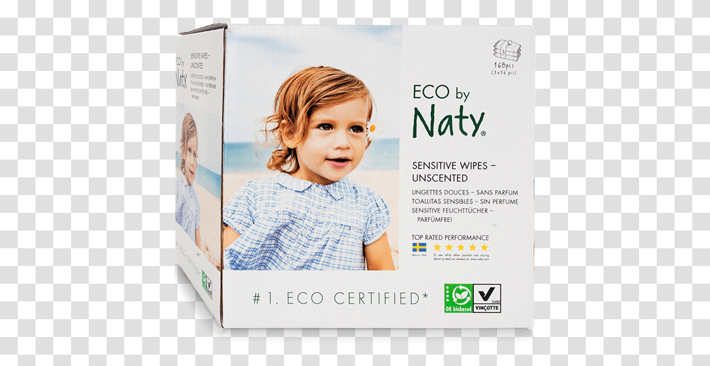 Image Of Naty Eco Wipes Packaging Baby Wipes, Person, Human, Id Cards Transparent Png