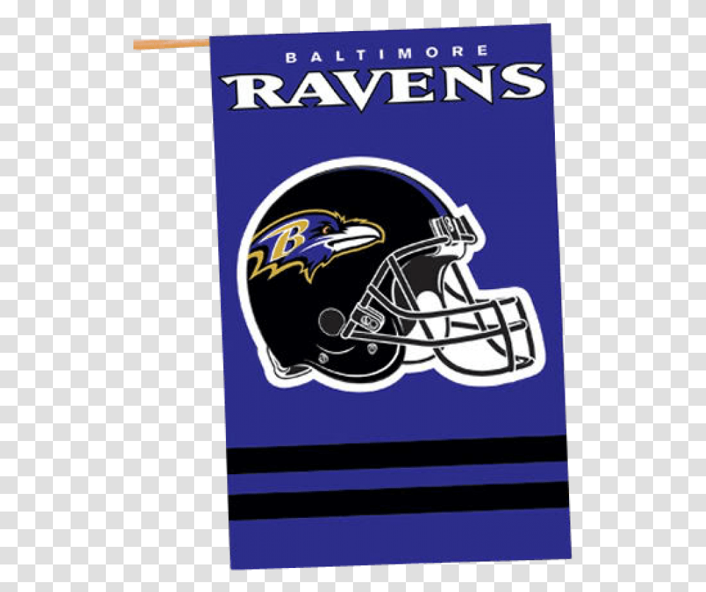 Image Of Nfl Baltimore Ravens Banner House Flag Browns Vs Ravens Helmets, Apparel, Poster, Advertisement Transparent Png