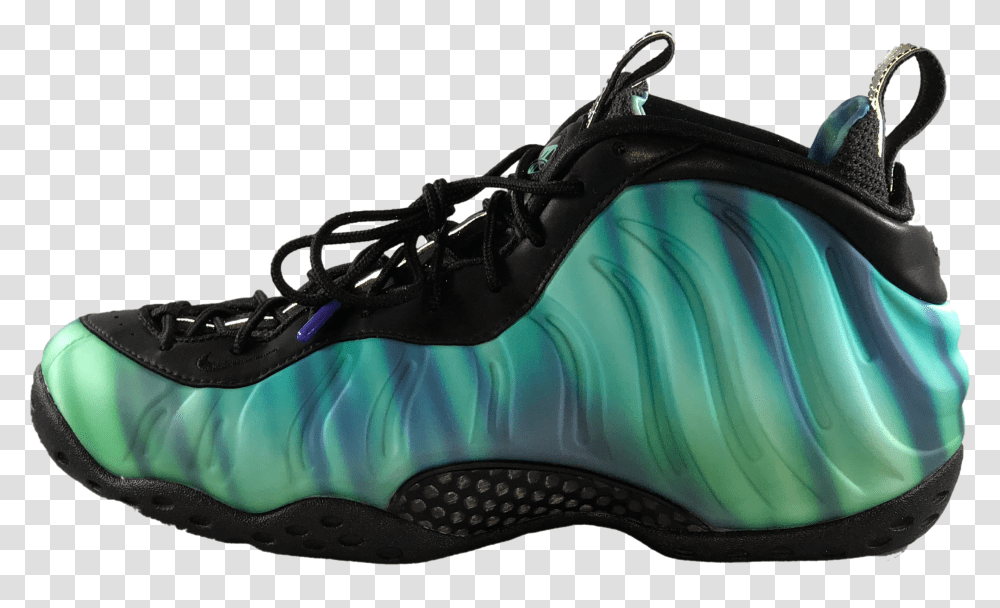 Image Of Nike Air Fomposite One Qs Northern Lights Outdoor Shoe, Footwear, Apparel, Foam Transparent Png