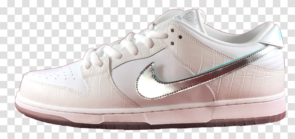 Image Of Nike Sb White Diamond Sneakers, Shoe, Footwear, Apparel Transparent Png