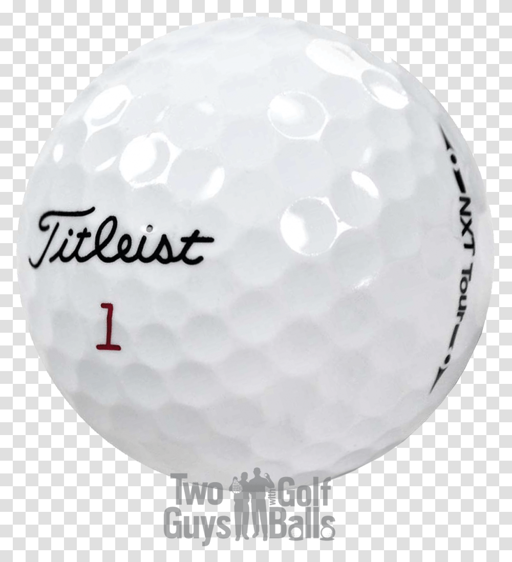 Image Of Nxt Tour Used Golf Ball Titleist Golf, Sport, Sports, Face Transparent Png