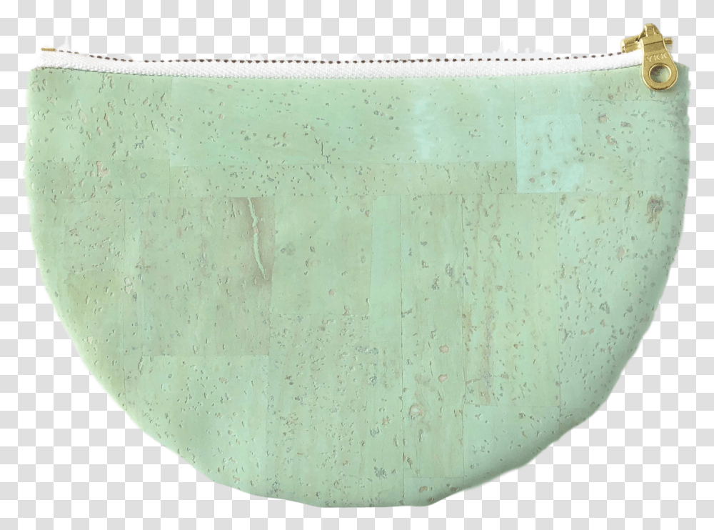 Image Of Paula Half Moon Pouch In Mint Green Cork Ceramic, Glass, Rug, Home Decor, Pottery Transparent Png