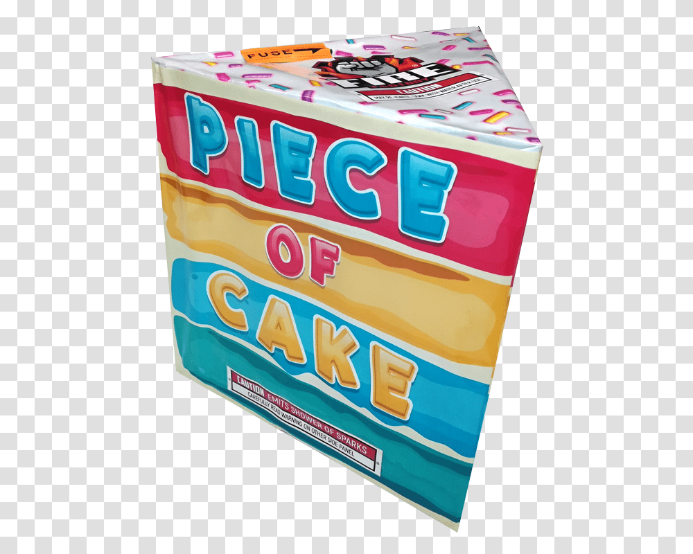 Image Of Piece Of Cake Toy Block, Food, Birthday Cake, Dessert, Box Transparent Png