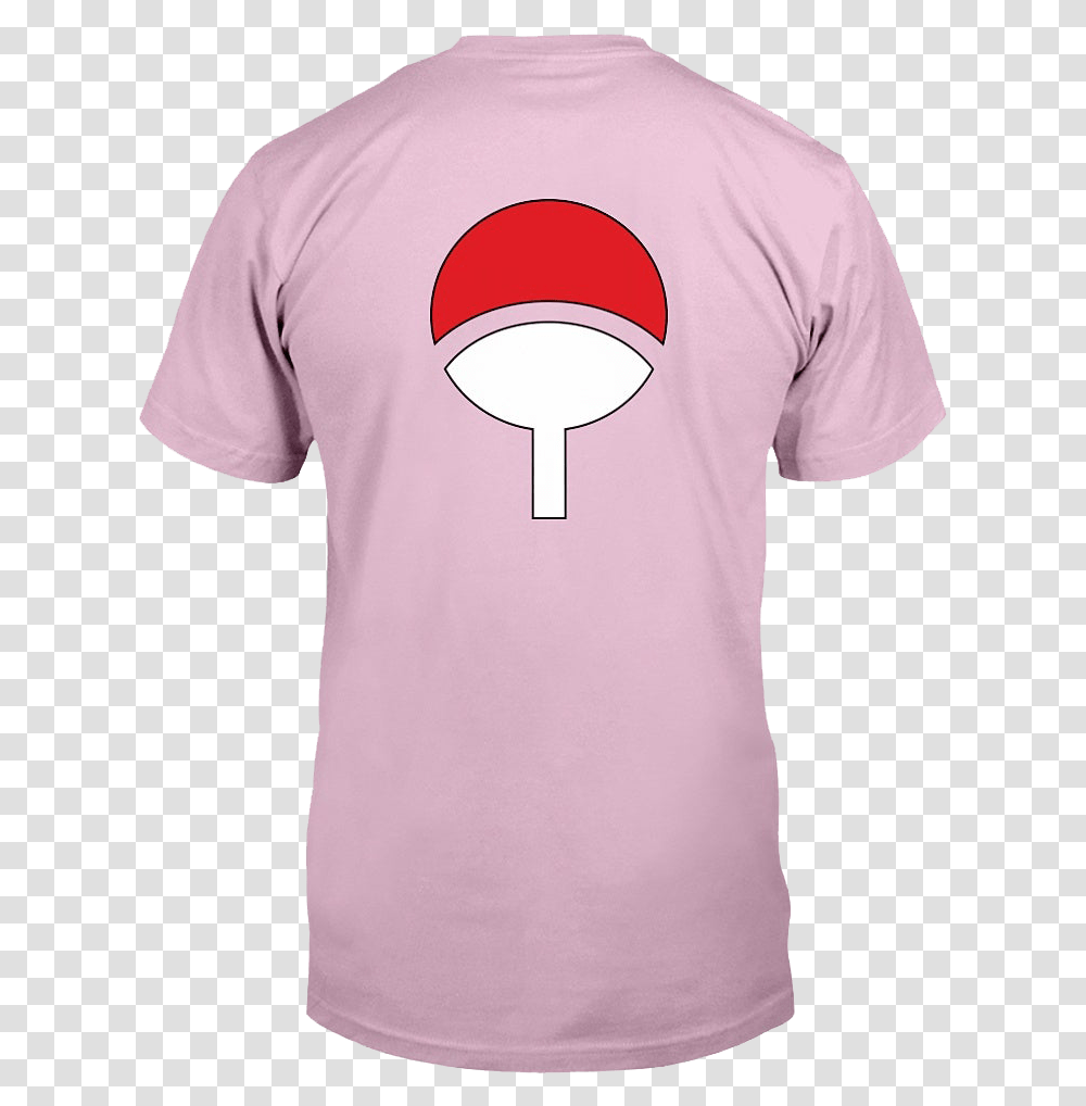 Image Of Pink Uchiha Crest Shirt Posty Co T Shirt, Sleeve, Sweets, Food Transparent Png
