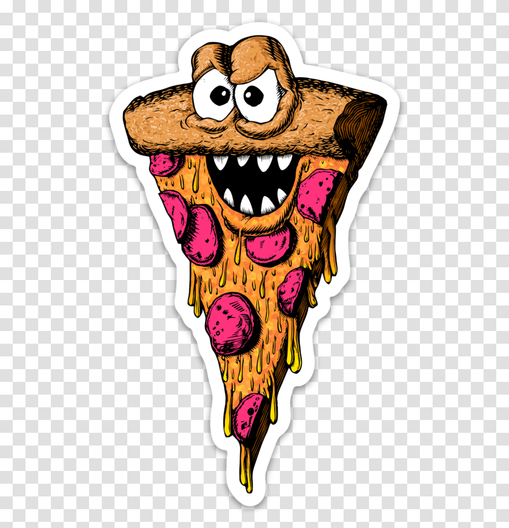 Image Of Pizza Monster Sticker Picca Monstr, Architecture, Building, Pillar Transparent Png