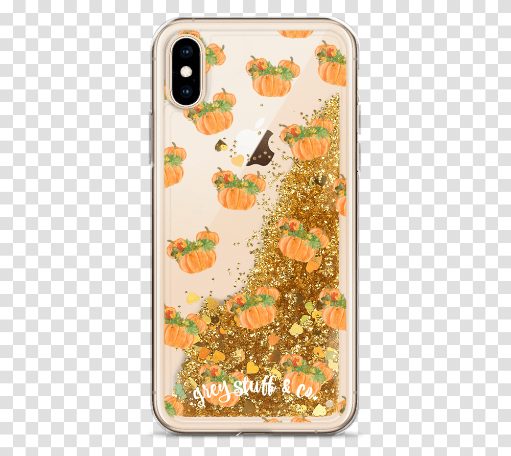 Image Of Pumpkin Glitter Case Iphone, Electronics, Plant, Poster, Advertisement Transparent Png
