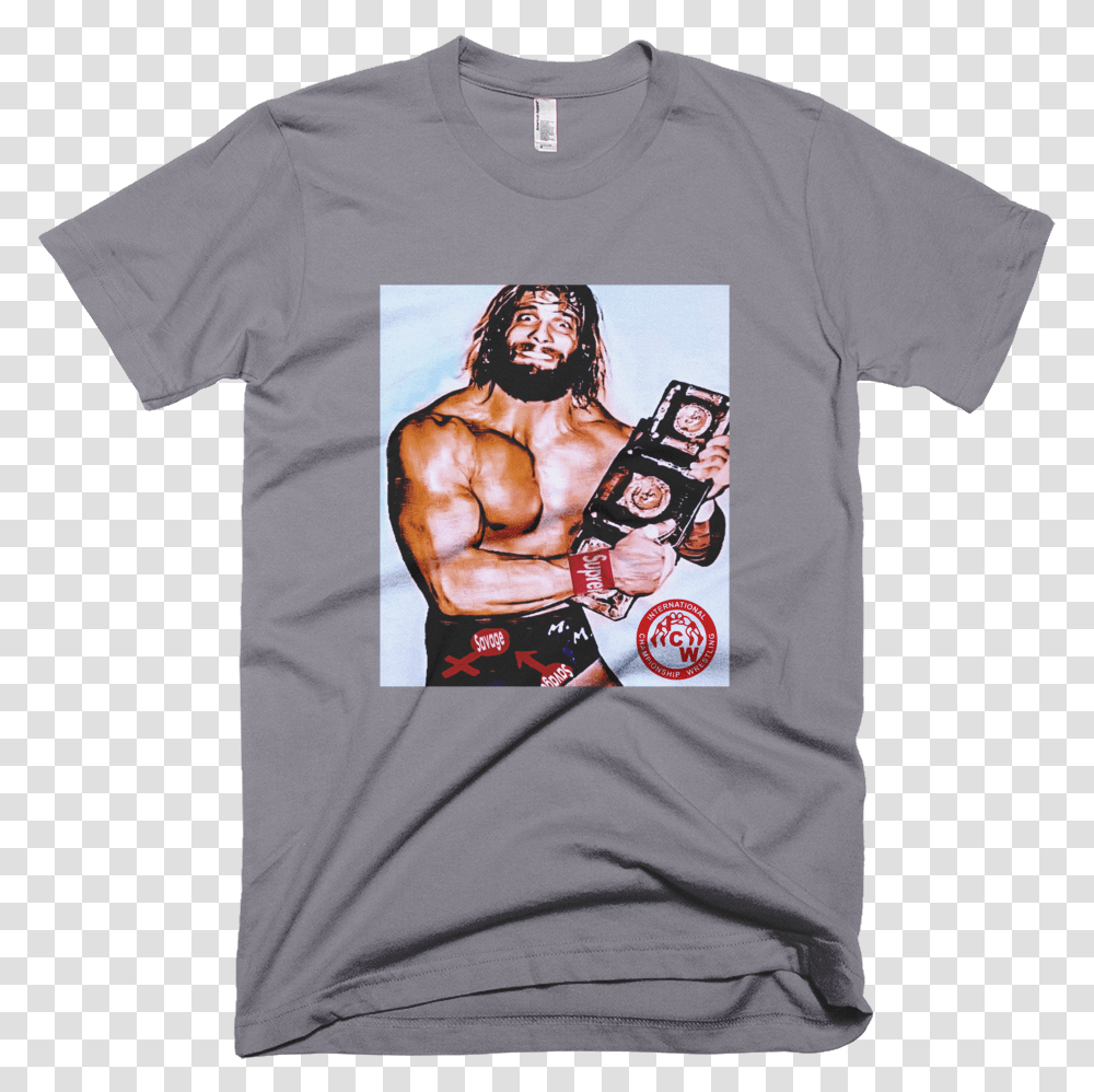 Image Of Randy Savage Doing The Thing Randy Savage Do The Thing, Apparel, T-Shirt, Person Transparent Png