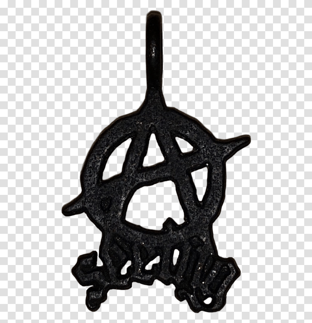 Image Of Seeing Anarchy Pendant, Cross, Star Symbol Transparent Png