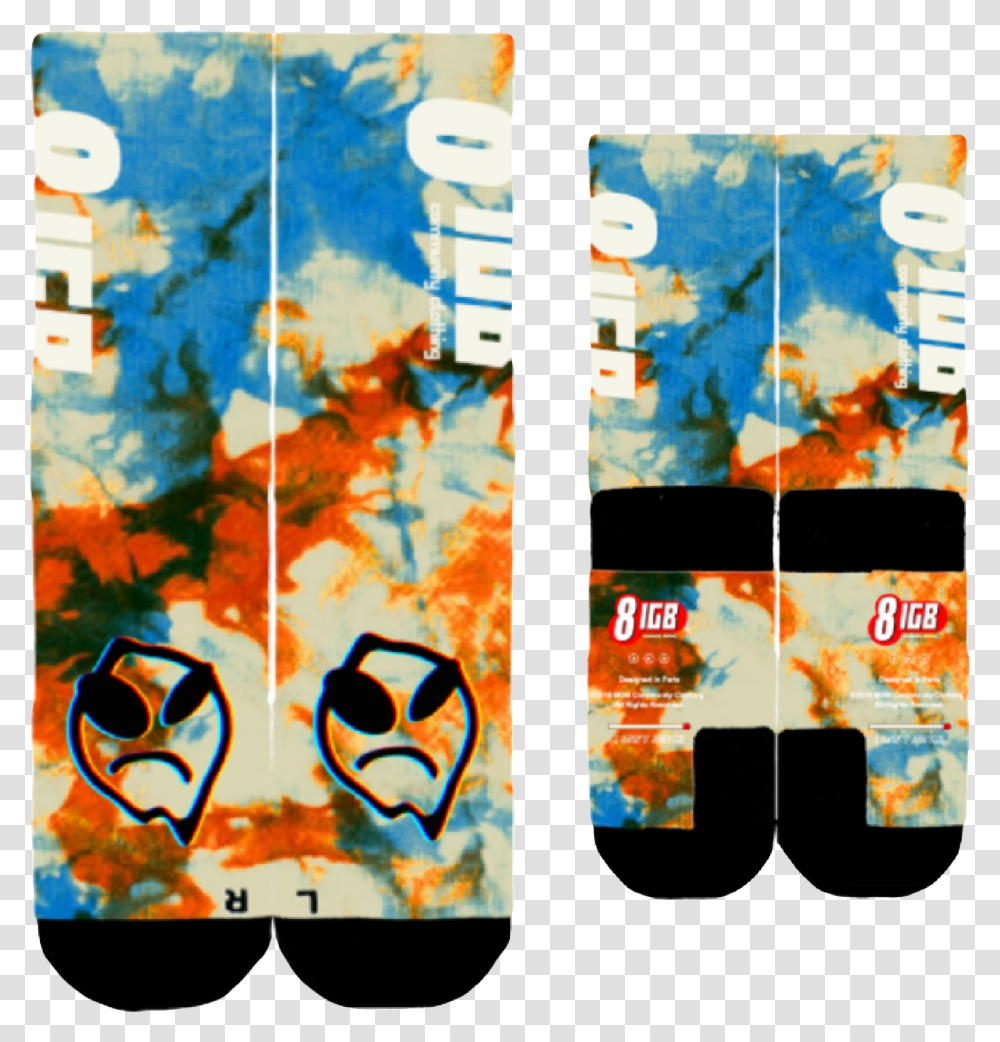 Image Of Space Tie Dye Socks, Poster, Advertisement, Modern Art Transparent Png